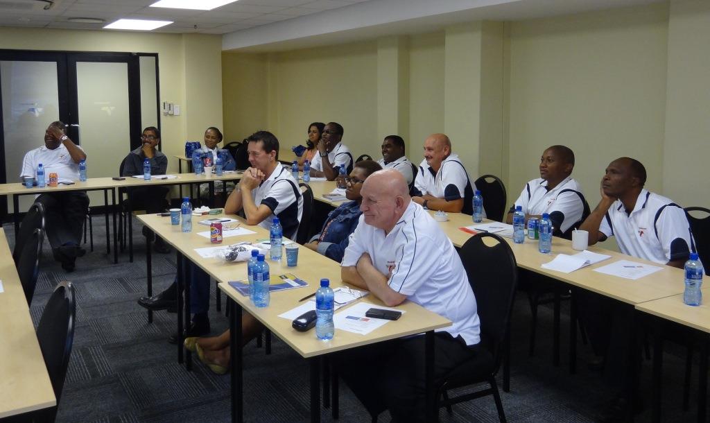 The participants pay attention during the MRM session in Durban.