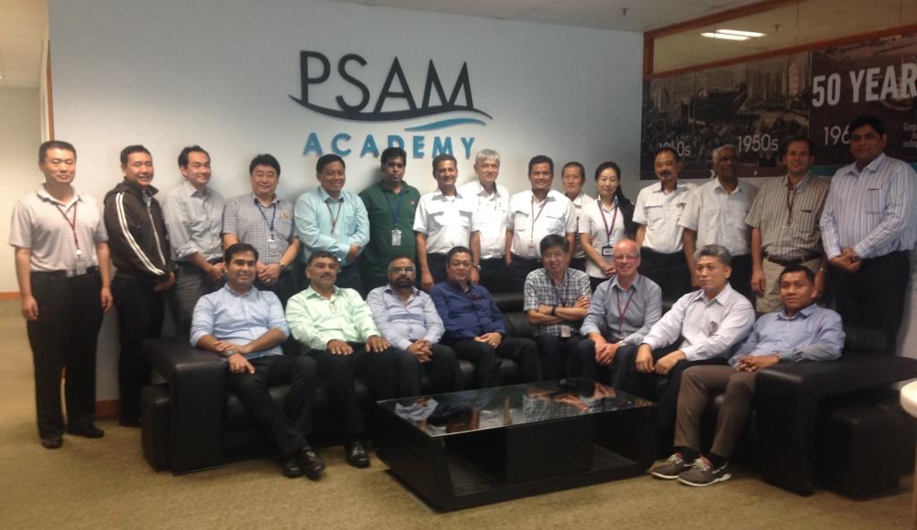 The MRM Group  at the PSAM Academy Lounge during the Facilitator training event in Singapore.